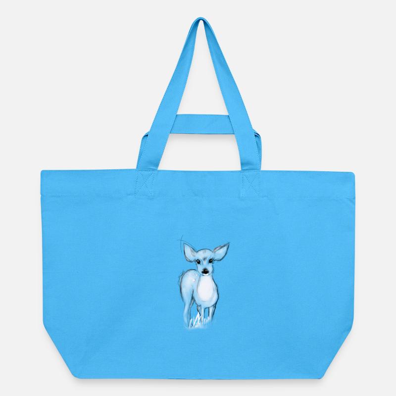 Petit cerf - Cabas recyclé Stanley/Stella - bleu aqua