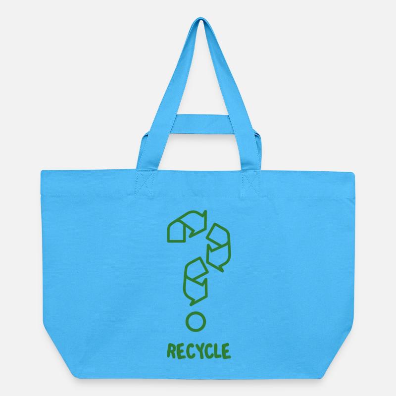 Recycler - Cabas recyclé Stanley/Stella - bleu aqua