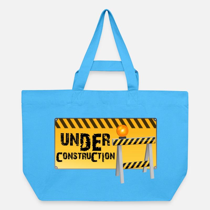 Construction - Cabas recyclé Stanley/Stella - bleu aqua