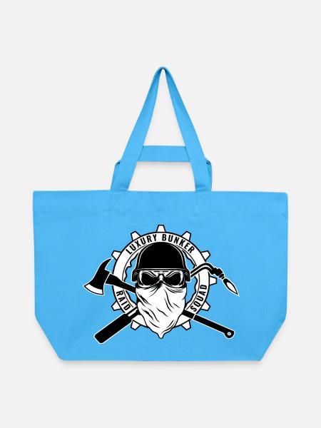 Luxury Bunker Raid Squad - Recycelte Shopping Bag von Stanley/Stella - Aquablau