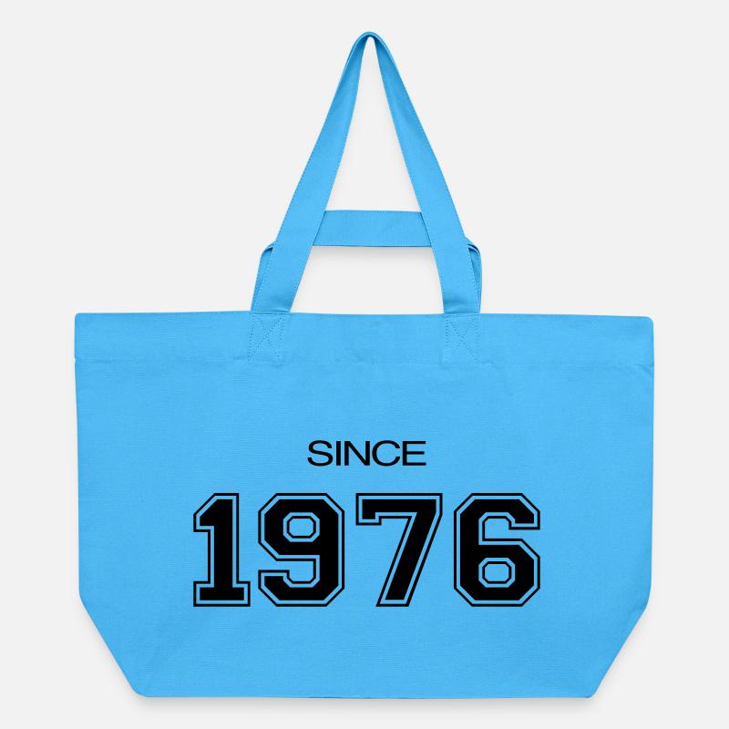 Cadeau d'anniversaire 1976 - Cabas recyclé Stanley/Stella - bleu aqua