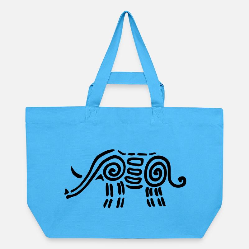 Éléphant1 - Cabas recyclé Stanley/Stella - bleu aqua