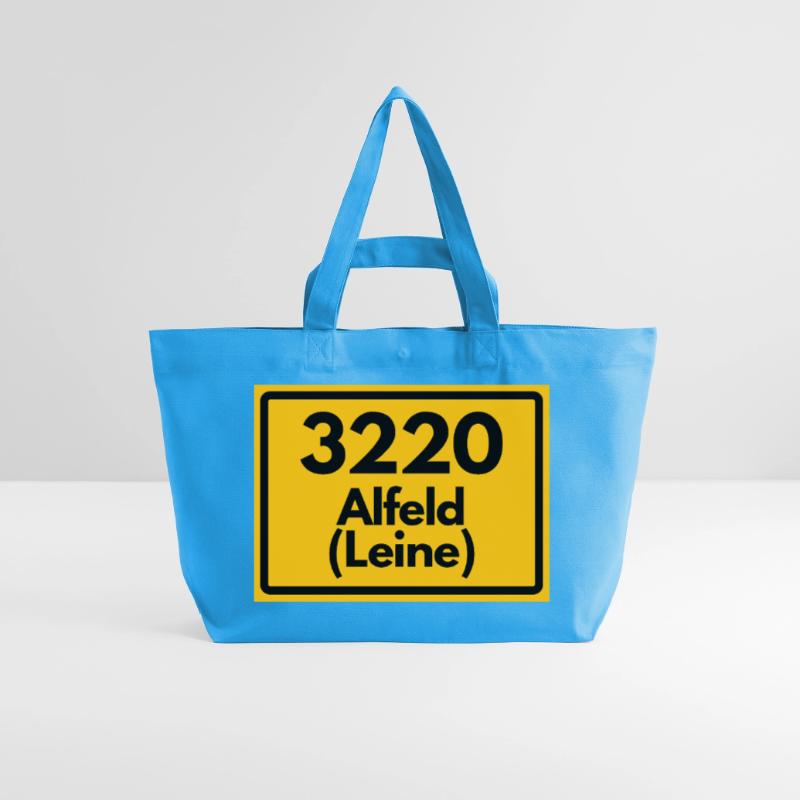 OLD POSTCODE POSTCODE RETRO 3220 ALFELD LEINE Recycled Shopping Bag Stanley/Stella