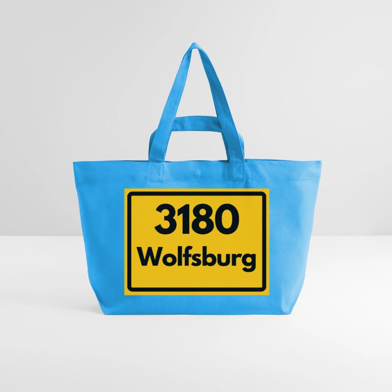 OLD POSTCODE POSTCODE RETRO 3180 WOLFSBURG Recycled Shopping Bag Stanley/Stella