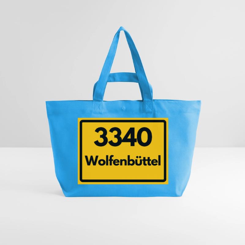 OLD POSTCODE POSTCODE RETRO 3340 WOLFENBÜTTEL Recycled Shopping Bag Stanley/Stella