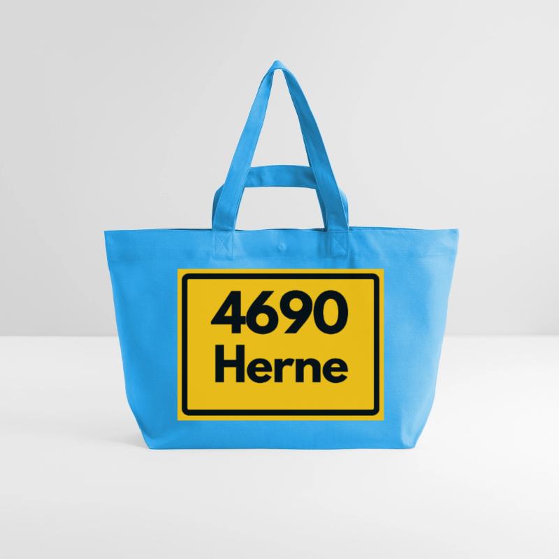 OLD POSTCODE POSTCODE RETRO 4690 HERNE – NRW Recycled Shopping Bag Stanley/Stella