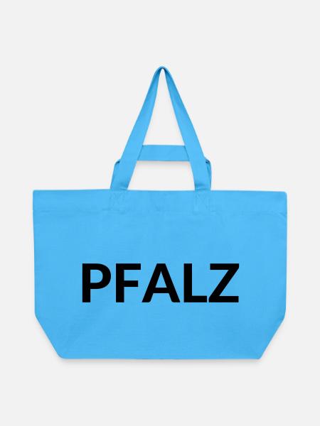 Pälzer - Recycelte Shopping Bag von Stanley/Stella - Aquablau