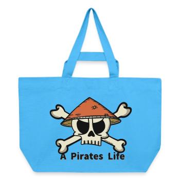 Un logo de Pirates Life - Cabas recyclé Stanley/Stella - bleu aqua - Devant