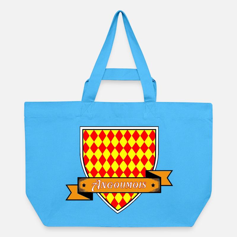Angoumois - Recycelte Shopping Bag von Stanley/Stella - Aquablau