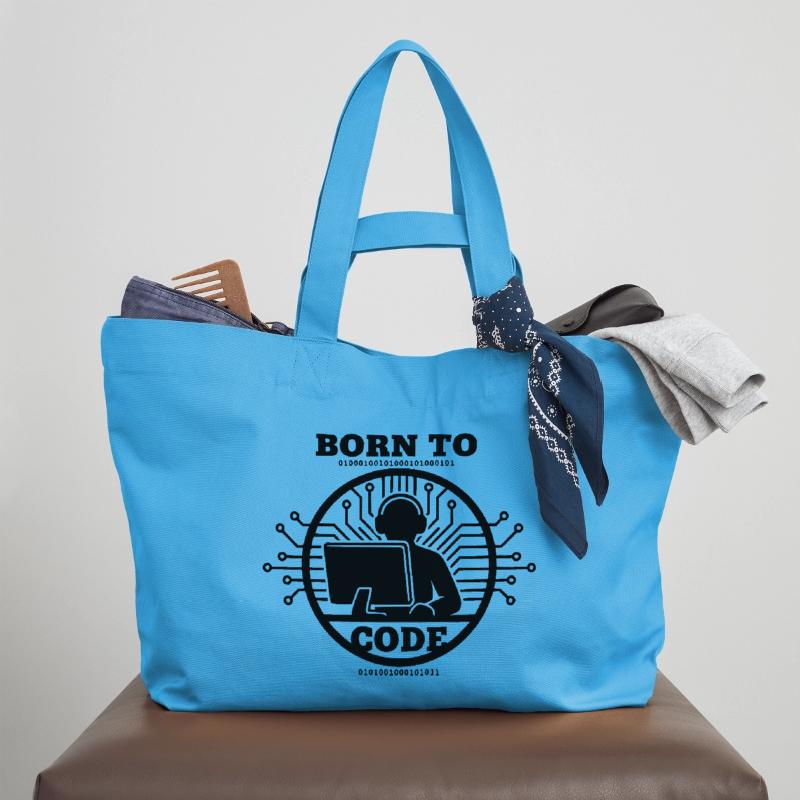 Programmierer, der zum Programmieren geboren wurde Programmierer Recycelte Shopping Bag von Stanley/Stella