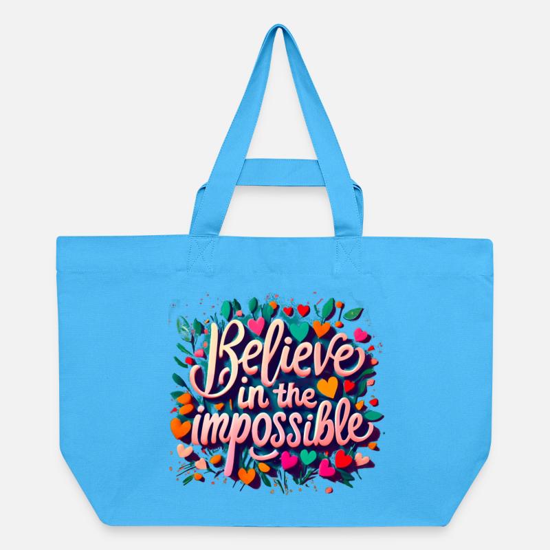 Impossible - Cabas recyclé Stanley/Stella - bleu aqua