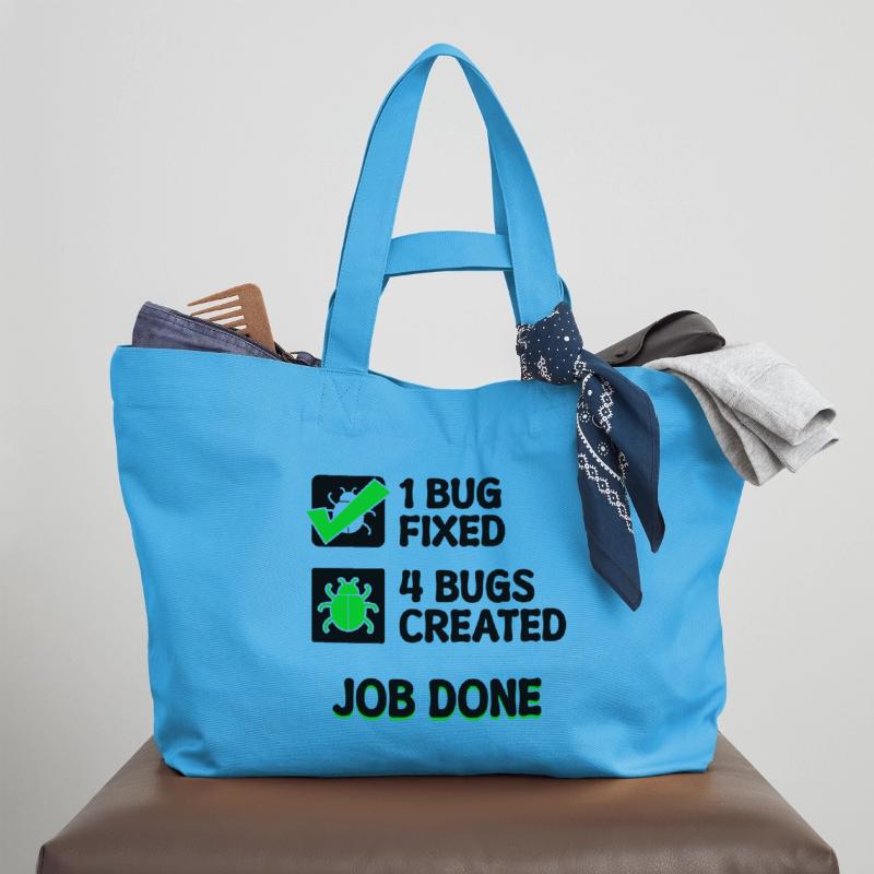 Programmierer Developer Bugfixing Bugs Skripting Recycelte Shopping Bag von Stanley/Stella