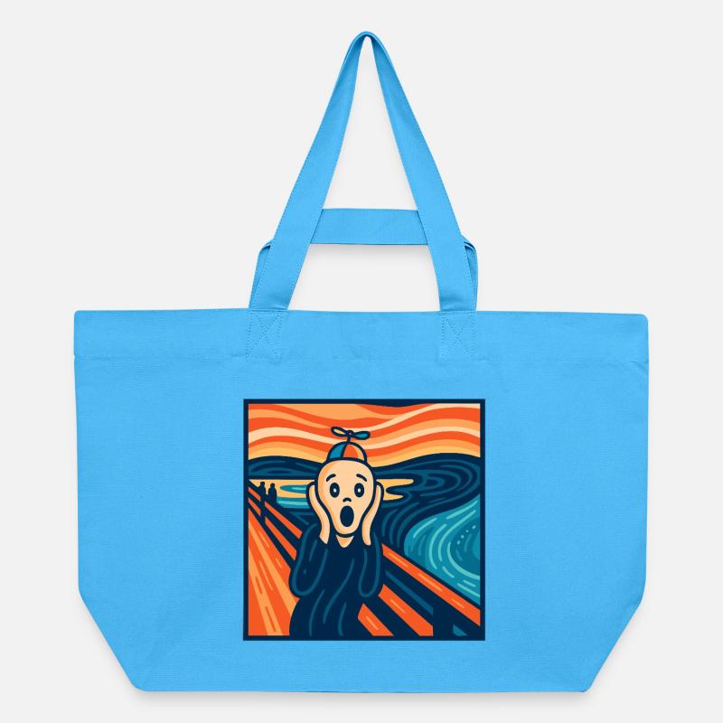 Le Cri (presque) serein - Cabas recyclé Stanley/Stella - bleu aqua