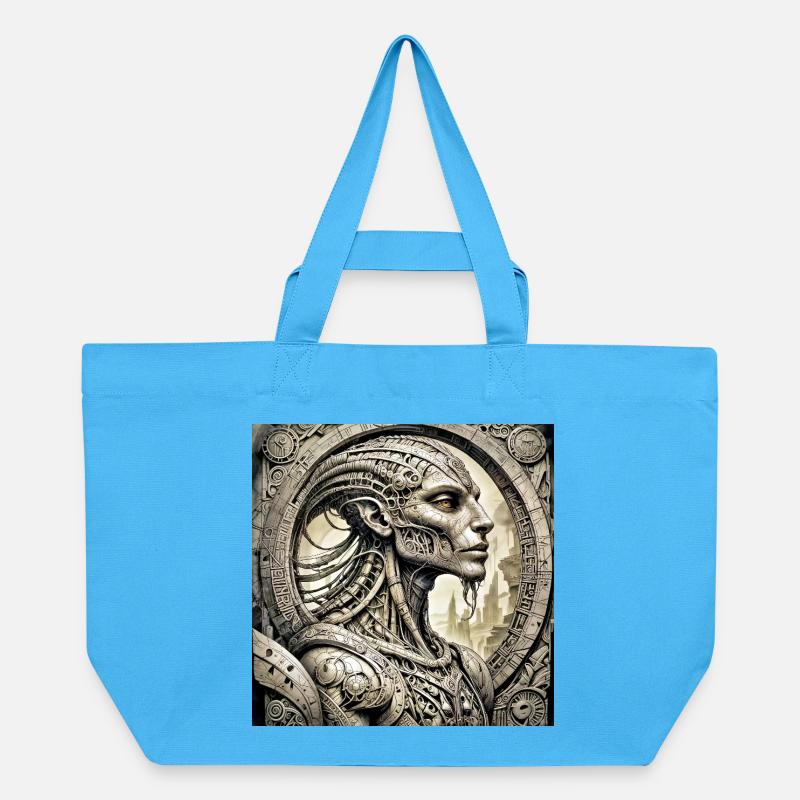 Ppatch 03 - Cabas recyclé Stanley/Stella - bleu aqua