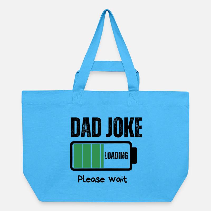 blague de papa - Cabas recyclé Stanley/Stella - bleu aqua