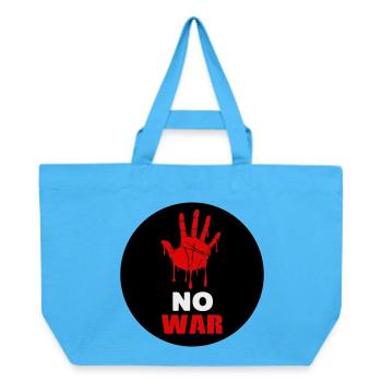 No War - Cabas recyclé Stanley/Stella - bleu aqua - Devant