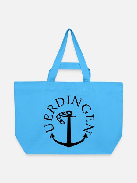 Uerdingen - Recycelte Shopping Bag von Stanley/Stella - Aquablau