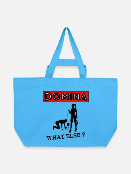 Domina Herrin what else? - Recycelte Shopping Bag von Stanley/Stella - Aquablau