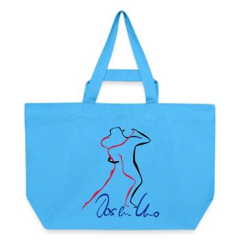 Tango Dos en Uno - Recycelte Shopping Bag von Stanley/Stella - Aquablau - Vorne