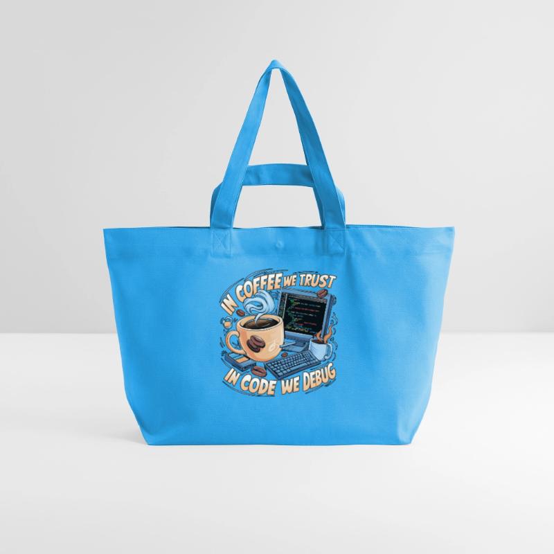 KaffeeCode Debug: In Code Wir Debuggen Recycelte Shopping Bag von Stanley/Stella