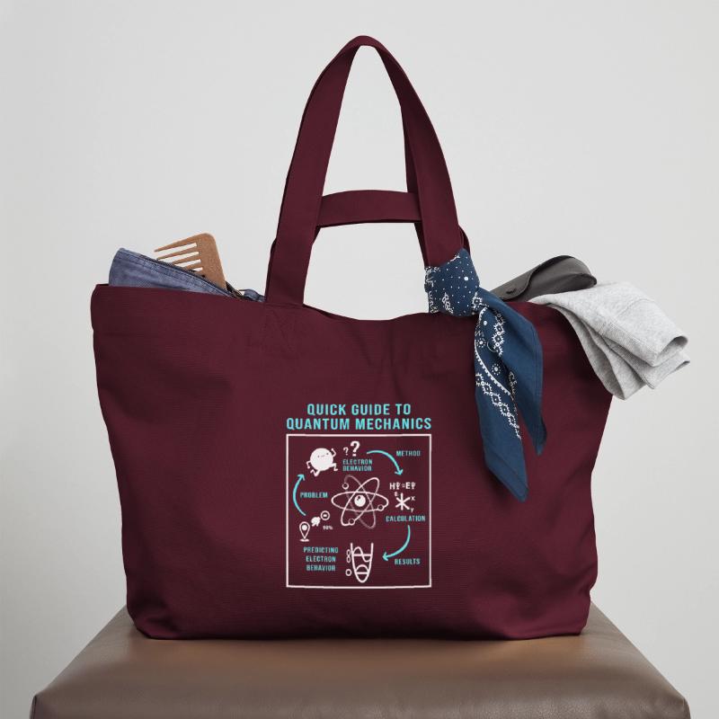 Quantum Physics Quantum Physics Quantum Leap Recycled Shopping Bag Stanley/Stella