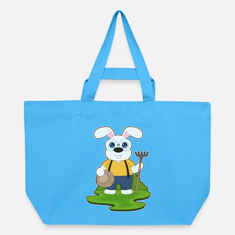 Ferme de l’éleveur de lapins Harke - Cabas recyclé Stanley/Stella - bleu aqua