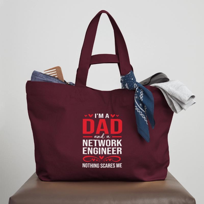 Network Engineer Programmer Computer Scientist Recycled Shopping Bag Stanley/Stella