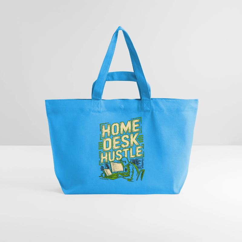 Remote Developer Home Desk Hustle Remote Coder Recycelte Shopping Bag von Stanley/Stella