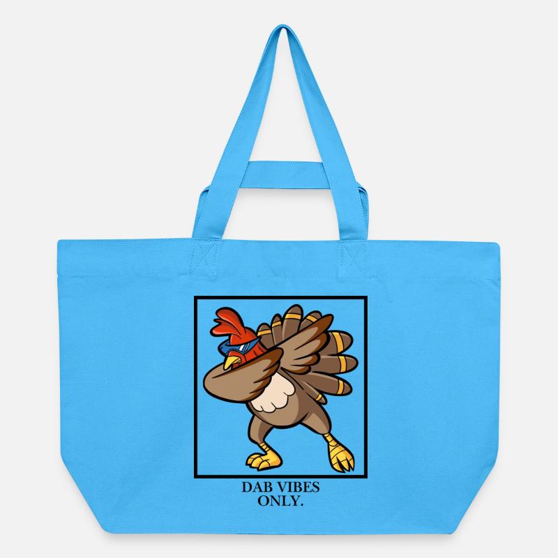 Dab Vibes Only. - Recycelte Shopping Bag von Stanley/Stella - Aquablau