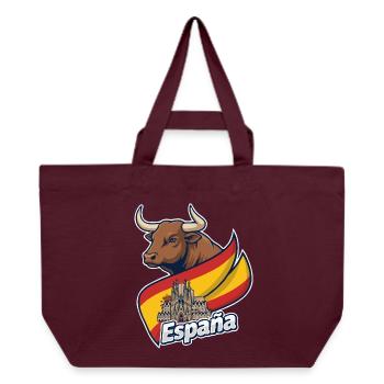 Toro Español con Barcelona - Cabas recyclé Stanley/Stella - bordeaux - Devant