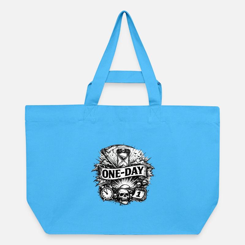 Un jour - Cabas recyclé Stanley/Stella - bleu aqua