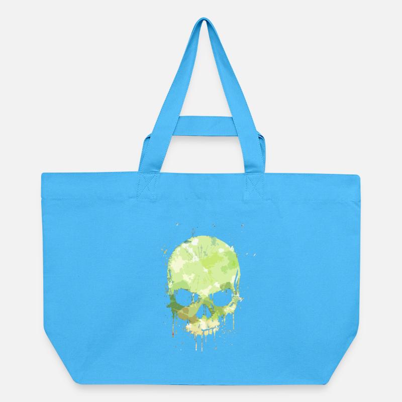 Tache de crâne - Cabas recyclé Stanley/Stella - bleu aqua