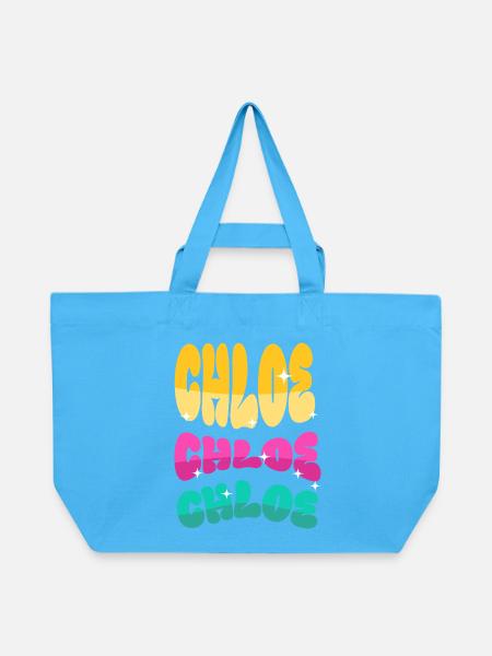 Chaos - Recycelte Shopping Bag von Stanley/Stella - Aquablau