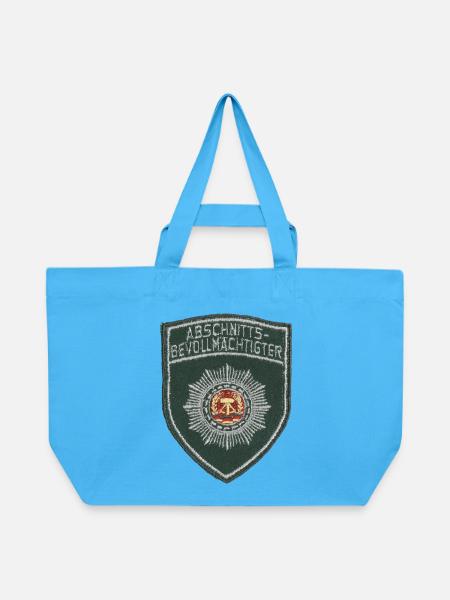 Abschnittsbevollmächtigter - Recycelte Shopping Bag von Stanley/Stella - Aquablau