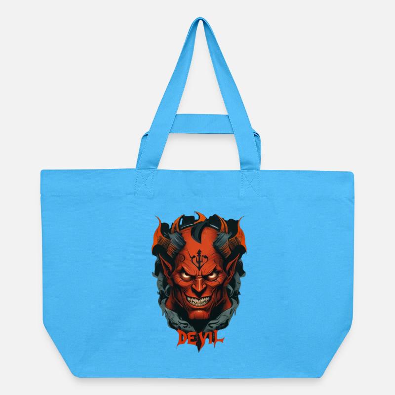 Devil - Cabas recyclé Stanley/Stella - bleu aqua