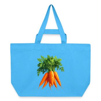 Carrots / Carrots - Recycled Shopping Bag Stanley/Stella - aqua blue - Front