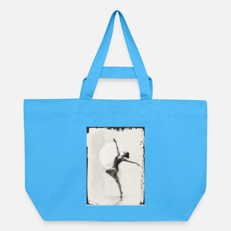 Danseur Tänzerin - Cabas recyclé Stanley/Stella - bleu aqua