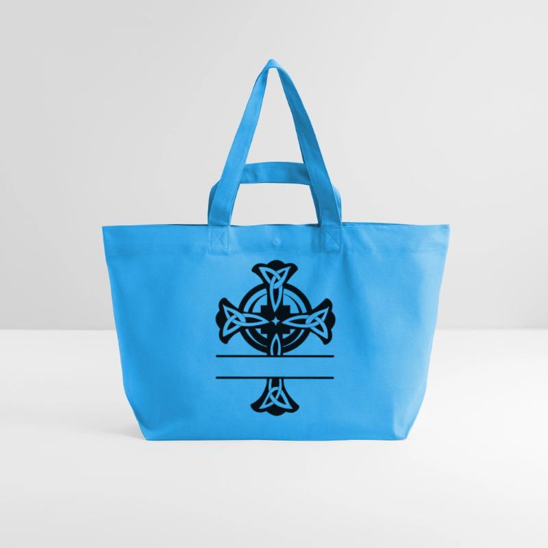 Keltisches Kreuz Logo oder Monogramm Recycelte Shopping Bag von Stanley/Stella