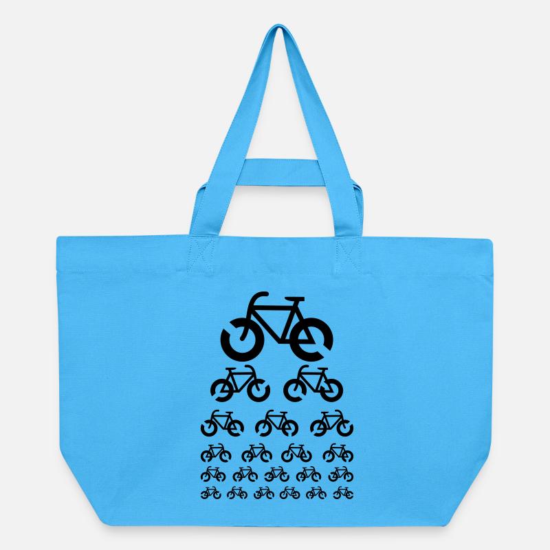 Bike Visual Test - Cabas recyclé Stanley/Stella - bleu aqua