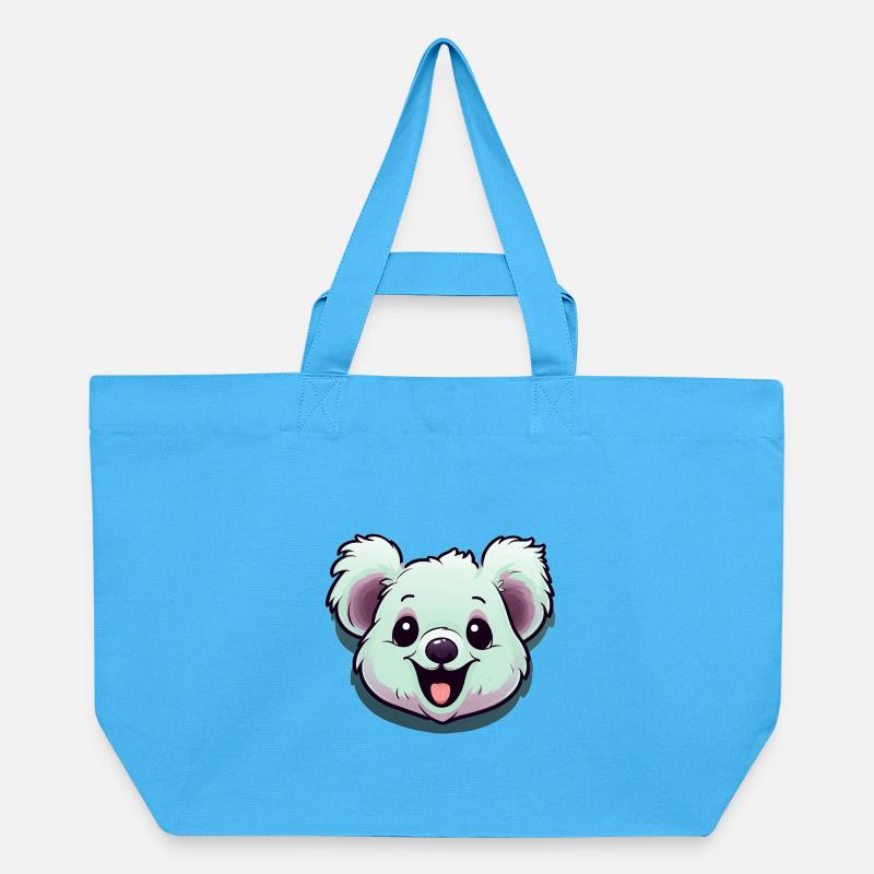 Koala rieur - Cabas recyclé Stanley/Stella - bleu aqua