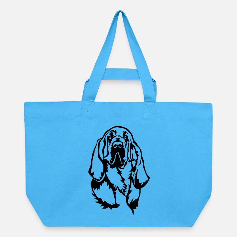 Tête de Chien de Sang - Cabas recyclé Stanley/Stella - bleu aqua