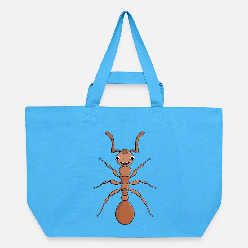 Umarme eine Ameise - Recycelte Shopping Bag von Stanley/Stella - Aquablau