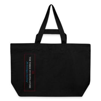The Three Investigators Markenlogo Mit Spruch - Recycelte Shopping Bag von Stanley/Stella - Schwarz - Vorne