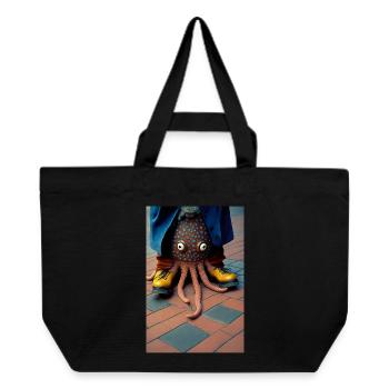 Anthropomorph 07 - Recycelte Shopping Bag von Stanley/Stella - Schwarz - Vorne