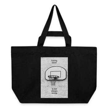Falling Down Is Not Always Losing – Poster - Recycelte Shopping Bag von Stanley/Stella - Schwarz - Vorne