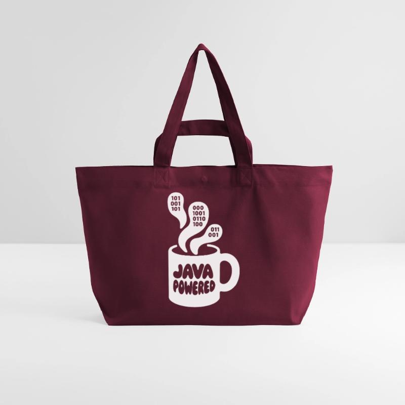 Java Powered Mug: Binary Steam Recycelte Shopping Bag von Stanley/Stella