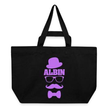 Gift for Albin - Recycled Shopping Bag Stanley/Stella - black - Front