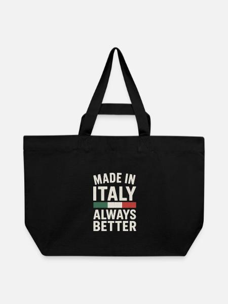 Made in Italy - Recycled Shopping Bag Stanley/Stella - black