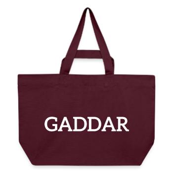 Gaddar - Recycelte Shopping Bag von Stanley/Stella - Burgunderrot - Vorne
