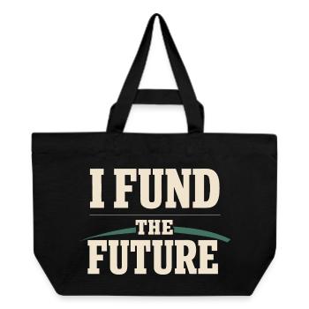 Angel Investor Venture Capital Startup-investor - Recycled Shopping Bag Stanley/Stella - black - Front